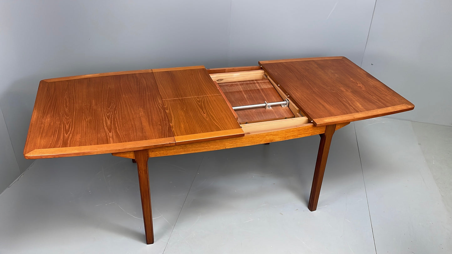 Vintage Nathan Dining Table Teak 1960s Extending Mid Century 10 Seat EB12215