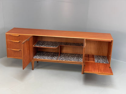 Vintage McIntosh Teak Sideboard 1960s Mid Century Drawers Shelves EB11686