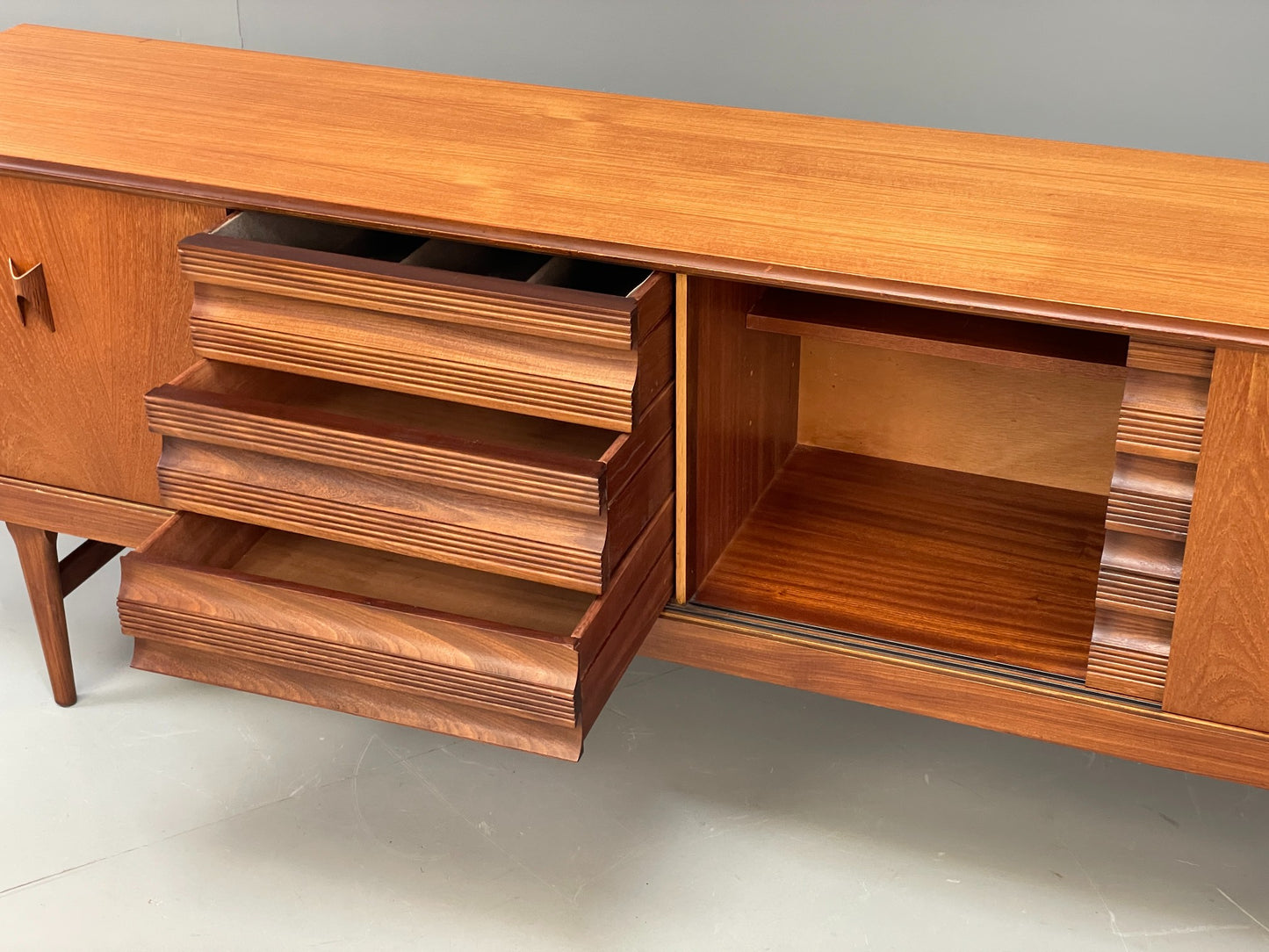 Vintage 1960s Teak Sideboard Elliots Of Newbury Mid Century Drawers EB12060