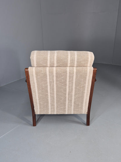 Vintage Mid Century Lounge Chair New Upholstery Swedish 1960s Design EB11137