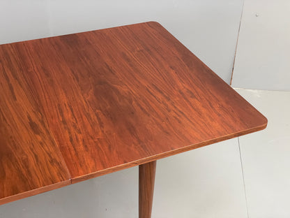 Vintage Walnut Dining Table Extending Mid Century 1960s Retro EB12960