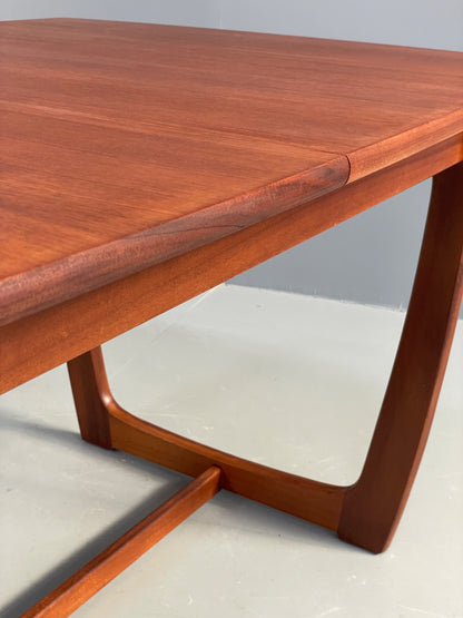 Vintage Teak Dining Table By Portwood Extending 1970s Retro Mid Century EB12297