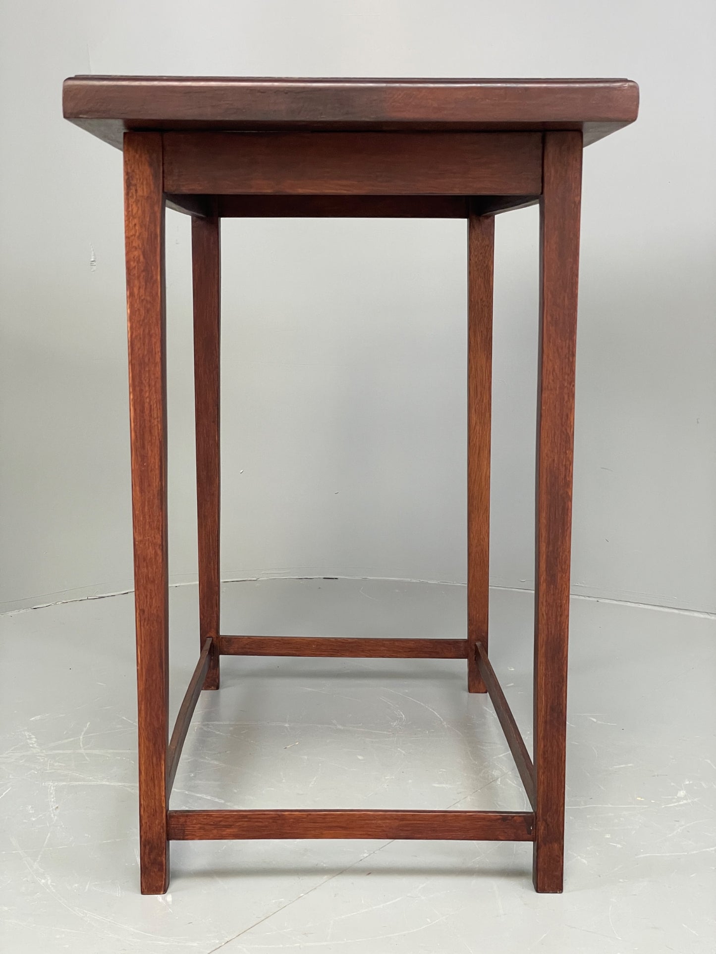Vintage Mahogany Side Table 1950s Mid Century Rectangular EB12222