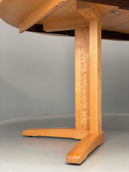 Vintage Extending Dining Table By Yngve Ekstrom For Stolab Swedish 1990s EB12885