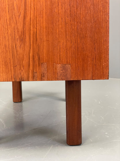 Vintage 1960s Teak Bureau Mid Century Drawers Writing Desk Retro Danish EB12219