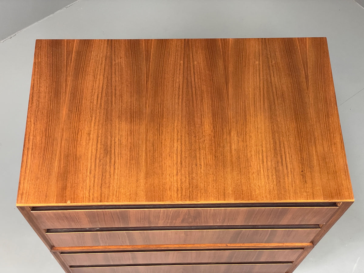 Vintage Chest Of Drawers By Meredew Walnut 1960s Mid Century Retro EB13167