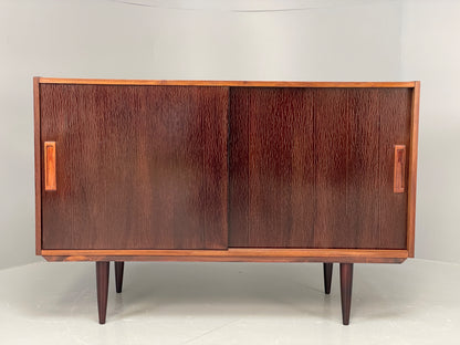 Vintage 1960s Compact Sideboard Cabinet Danish Mid Century Storage EB12341