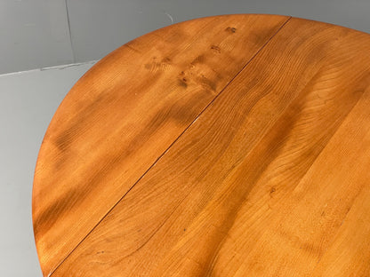 Vintage Ercol Elm Table Blonde Drop Leaf 1960s Mid Century EB12195