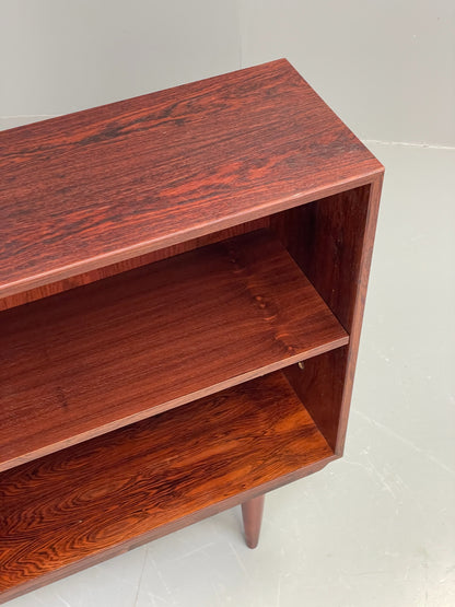 Vintage Danish 1960s Bookcase By Hjornebo Darkwood Retro Shelving EB12065
