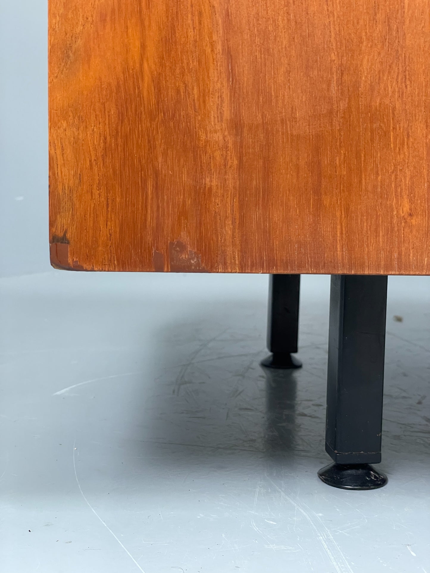 Vintage Teak Foldaway Desk Adjustable 1960s Retro Midcentury Shelving EB12082