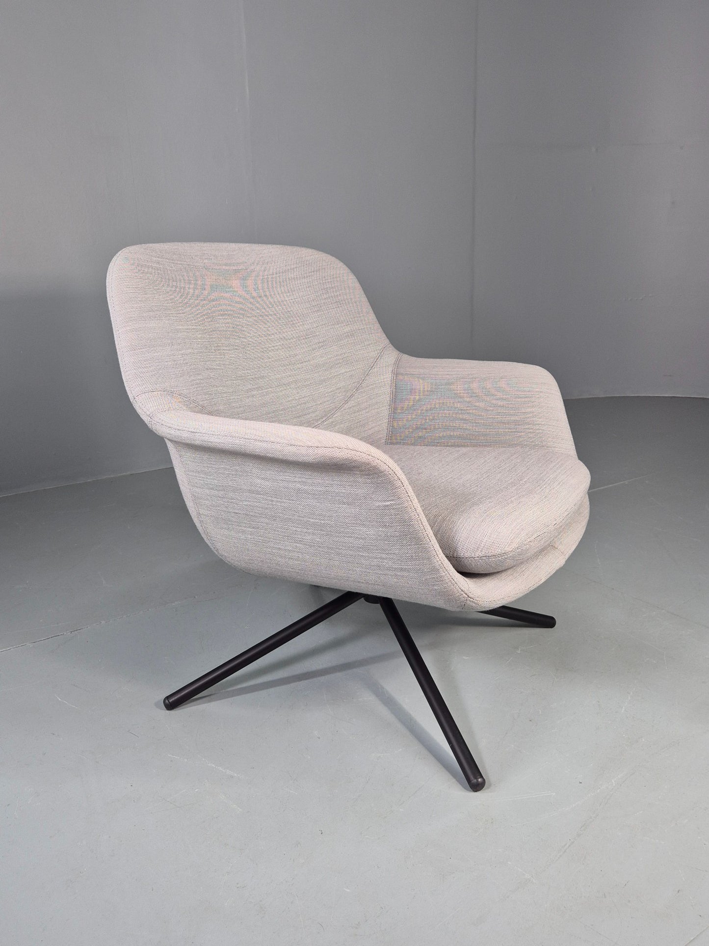 Vintage Swivel Lounge Chair Icons of Denmark Smile Chair Retro Modern EB12855
