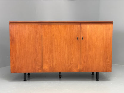 Vintage Teak Foldaway Desk Adjustable 1960s Retro Midcentury Shelving EB12082