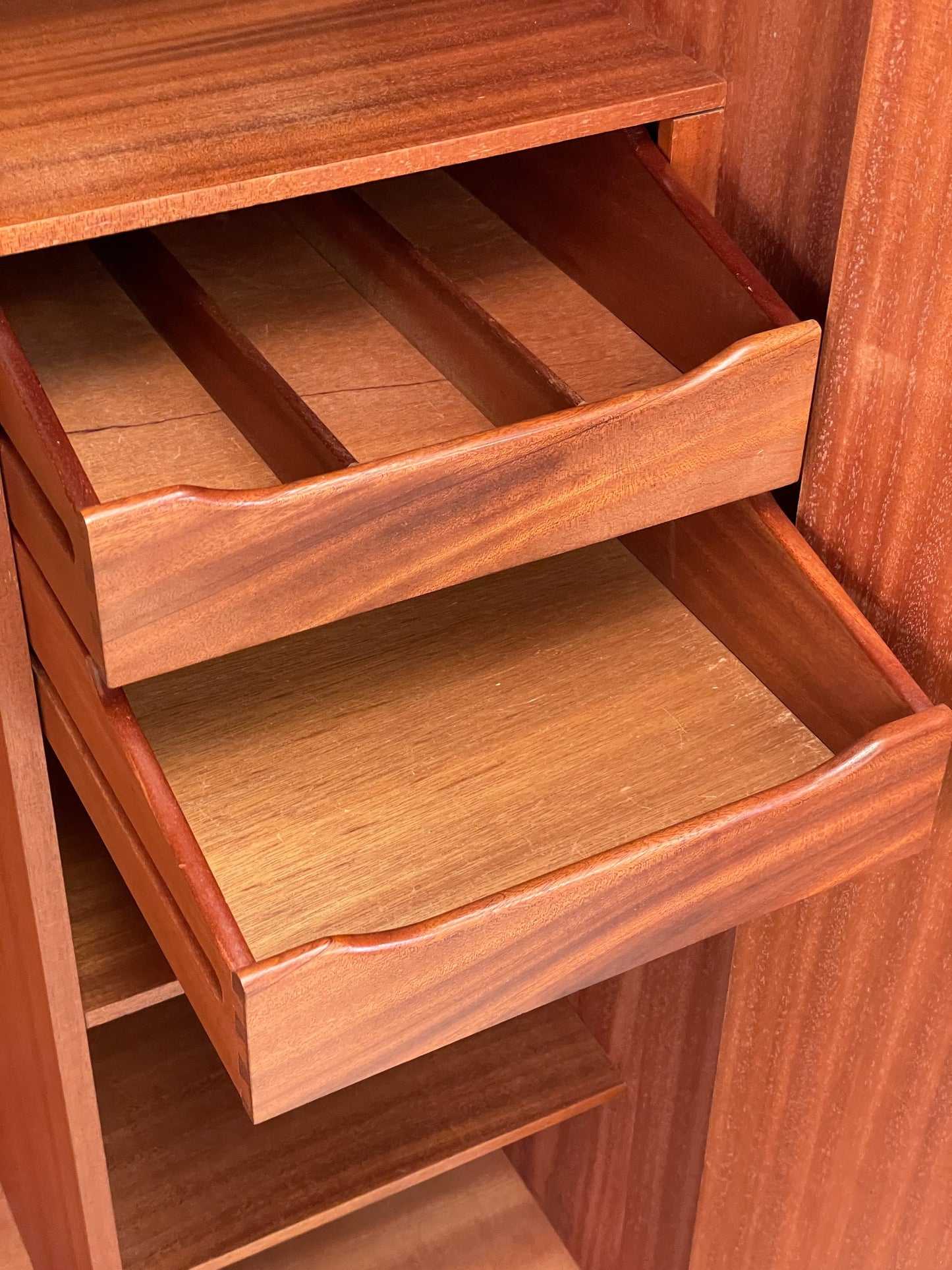 Vintage G-Plan Teak Wardrobe Clothes Rail Shelves Mid Century EB12206