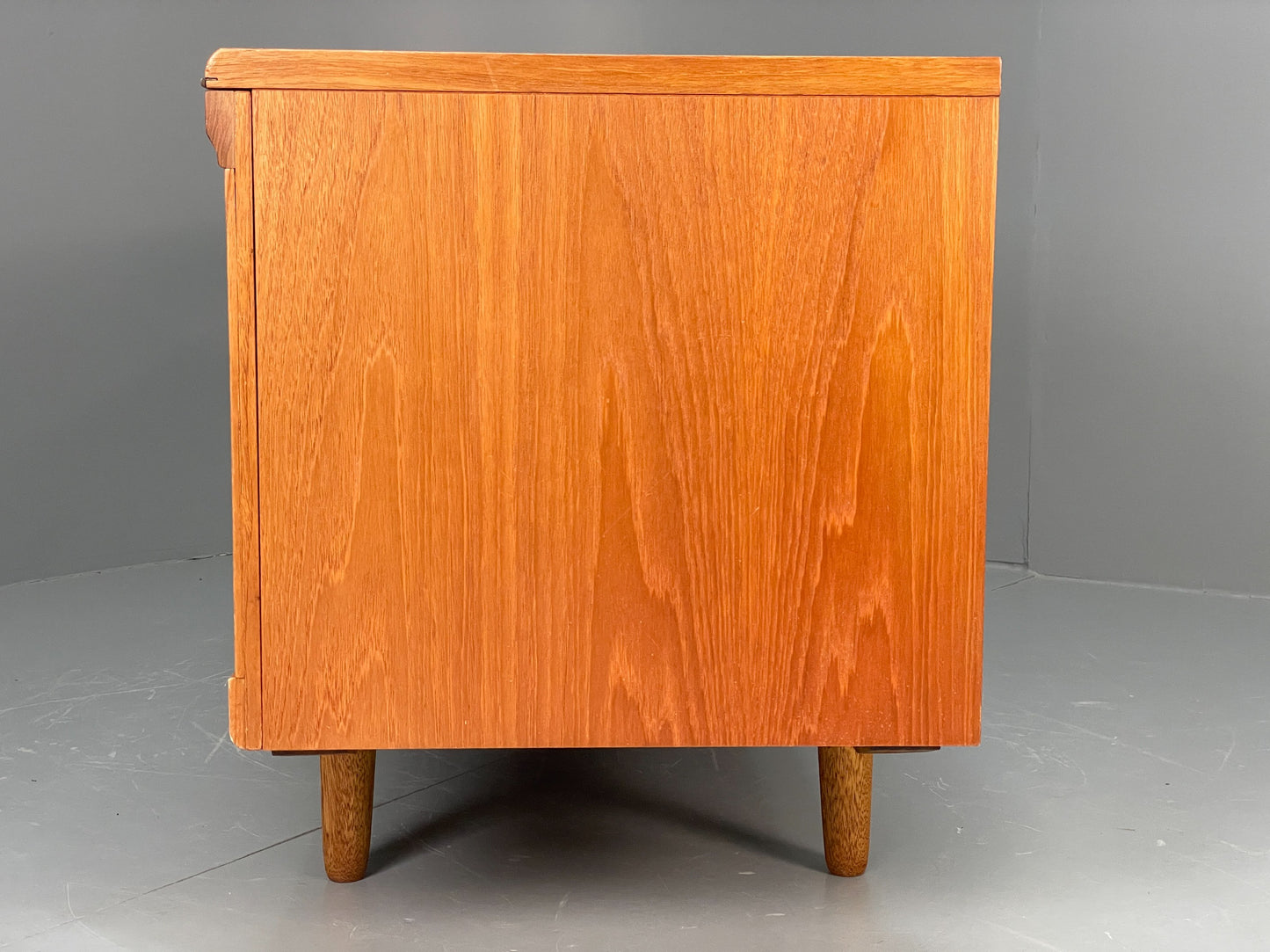 Vintage G-Plan Teak Sideboard 1970s Herringbone Pattern Shelving Retro EB12084