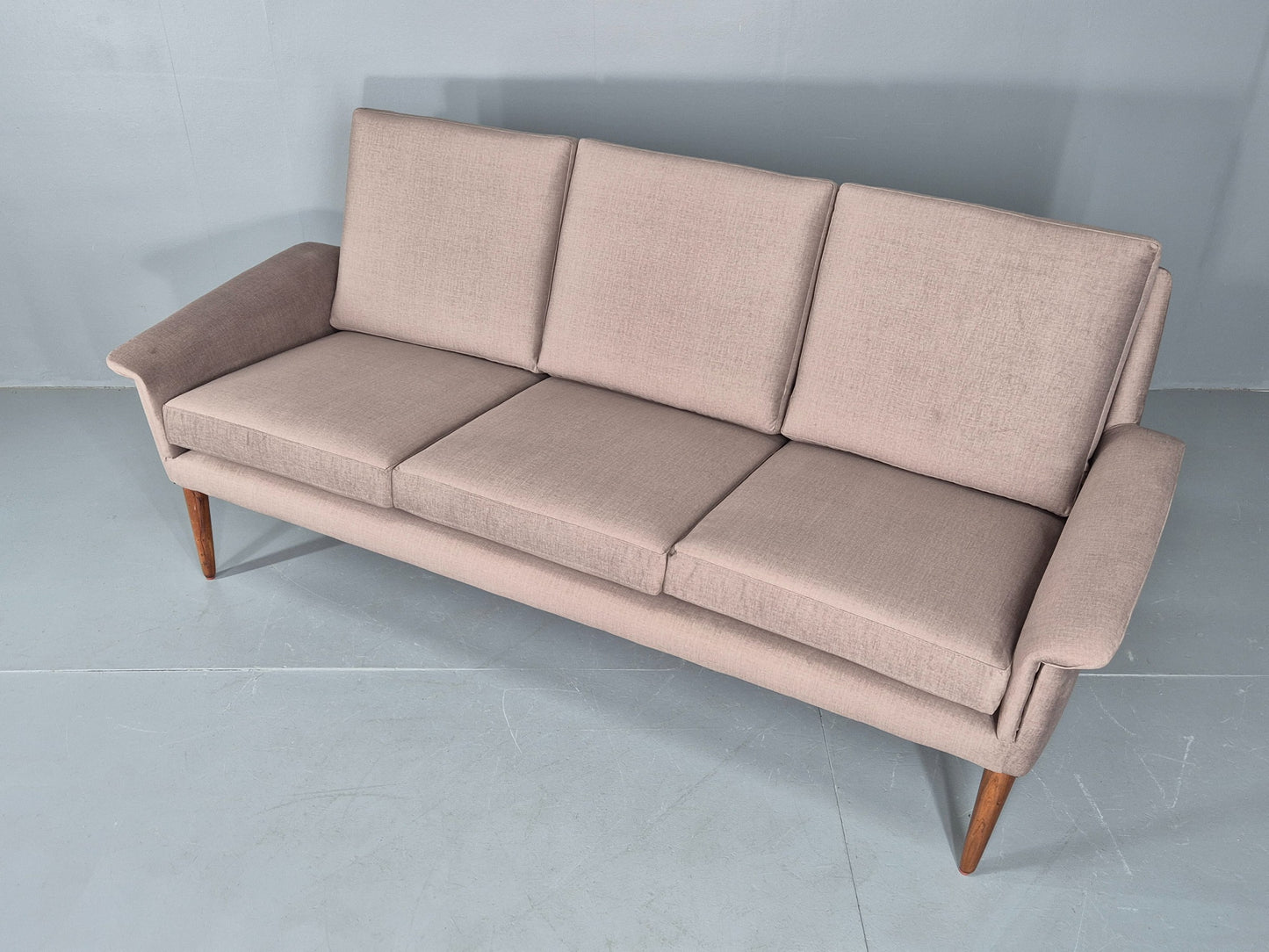 Vintage Mid Century Sofa Folke Ohlsson for Fritz Hansen New Upholstery EB12394