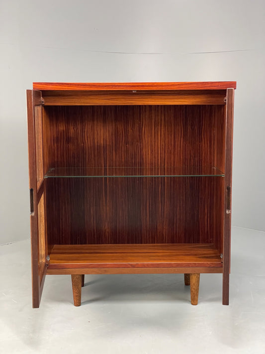 Vintage Swedish Glazed Bookcase Retro Chunky Shelving 1980s EB13111