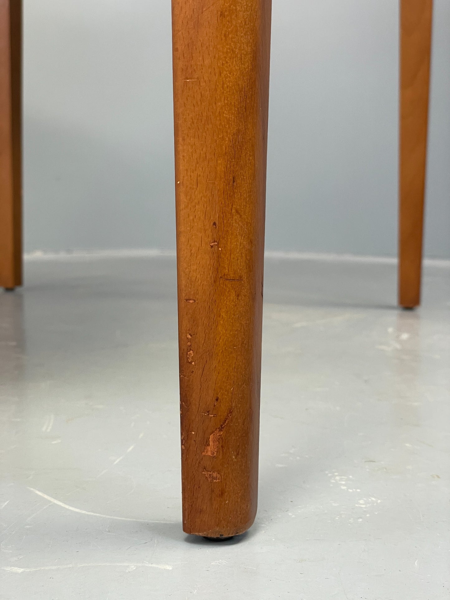Vintage 1960s Teak Table Drop Leaf Kitchen Circular Retro Mid Century EB12496