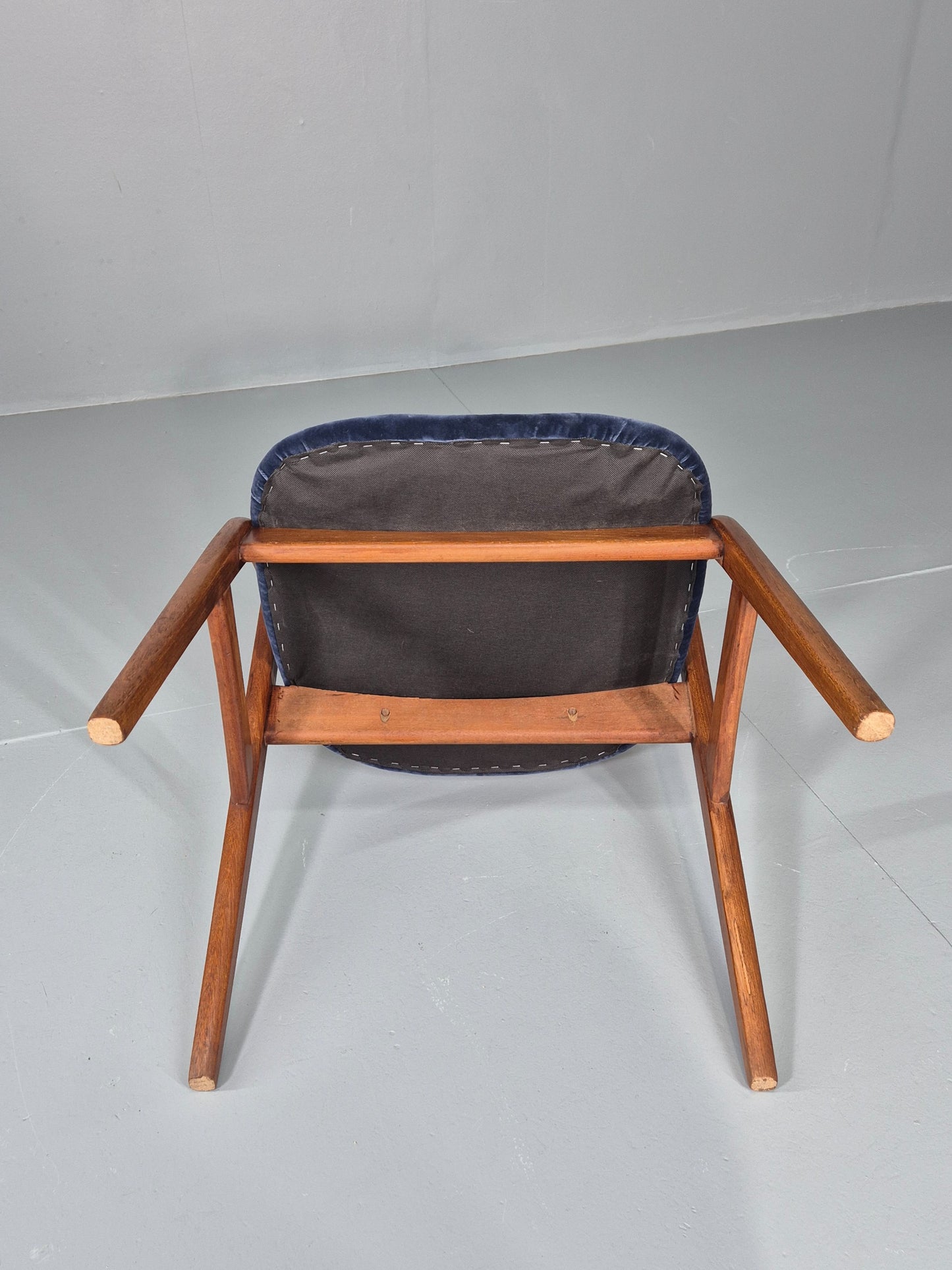 Vintage Teak Dining Chair Mid Century Design Dyrlund New Upholstery  EB12481