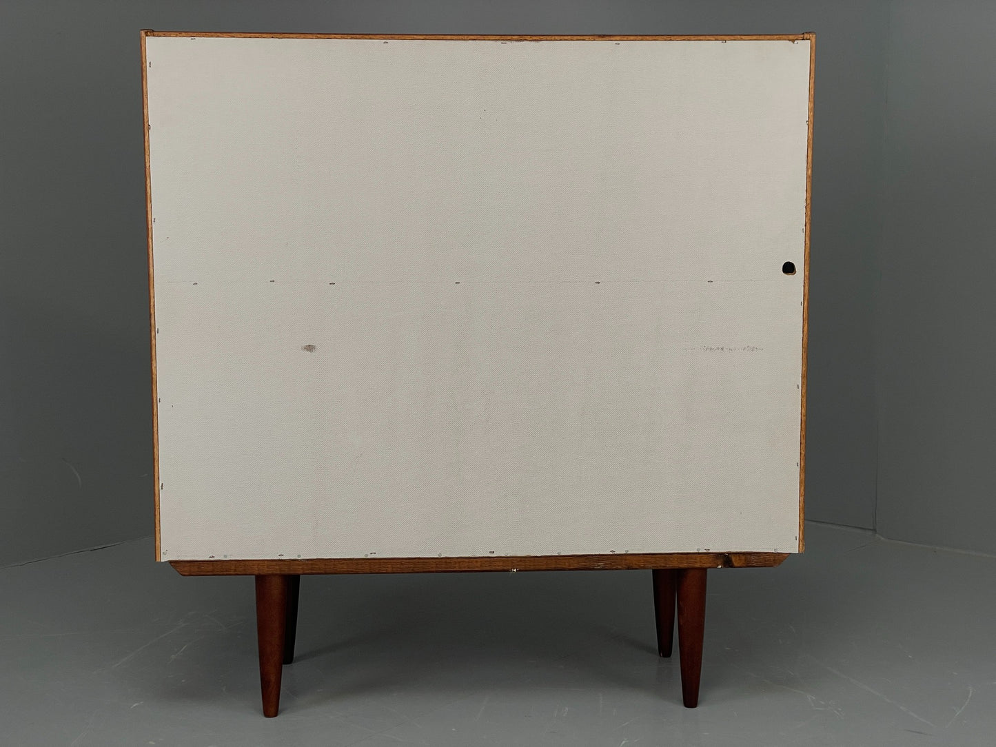 Vintage Danish 1960s Bookcase Cabinet Darkwood Sliding Mid Century Retro EB11992