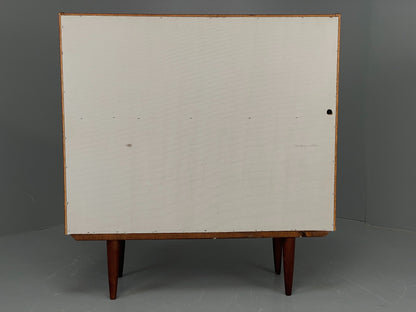 Vintage Danish 1960s Bookcase Cabinet Darkwood Sliding Mid Century Retro EB11992