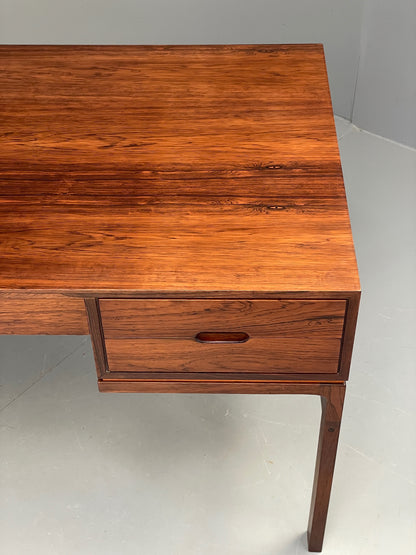 Vintage 1960s Rosewood Desk Arne Wahl Iverson Mid Century Danish Drawer EB12284