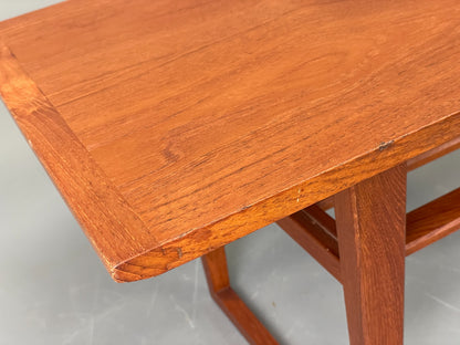 Vintage Teak Coffee Table By Pye Franklin Retro 1960s Magazine Rack EB12071