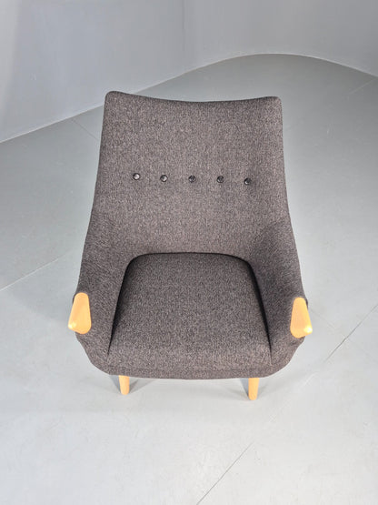 Vintage Mama Bear Matzform Lounge Chair Grey Beech Danish Modern Design EB12316