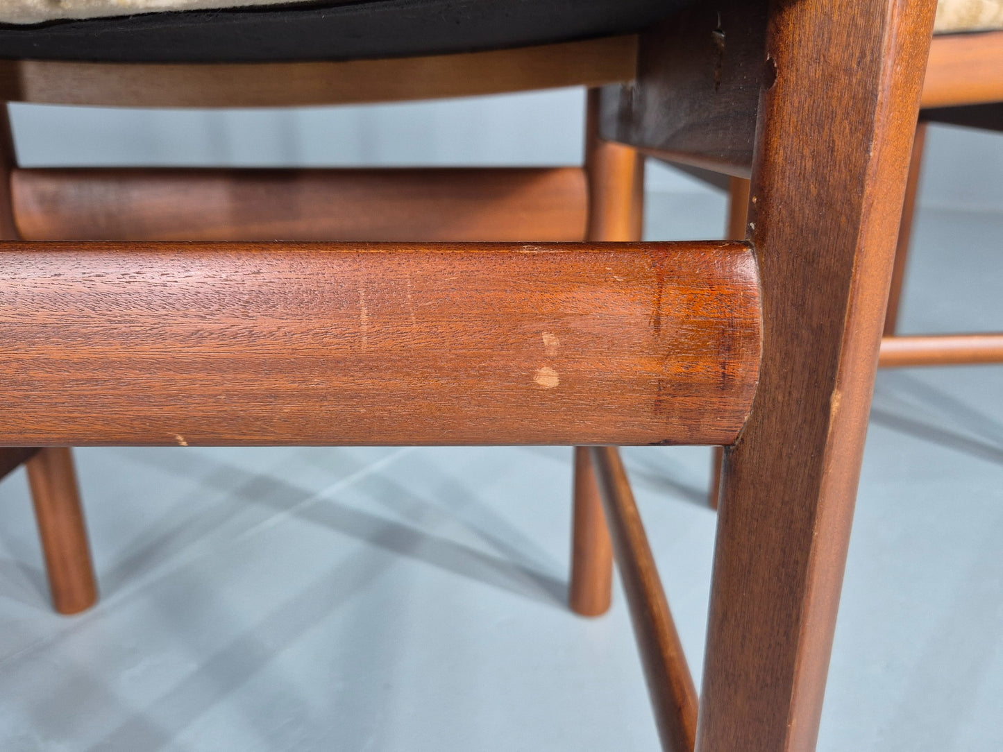 4 Vintage Teak Dining Chairs White and Newton 1960s Retro MCM EB12254