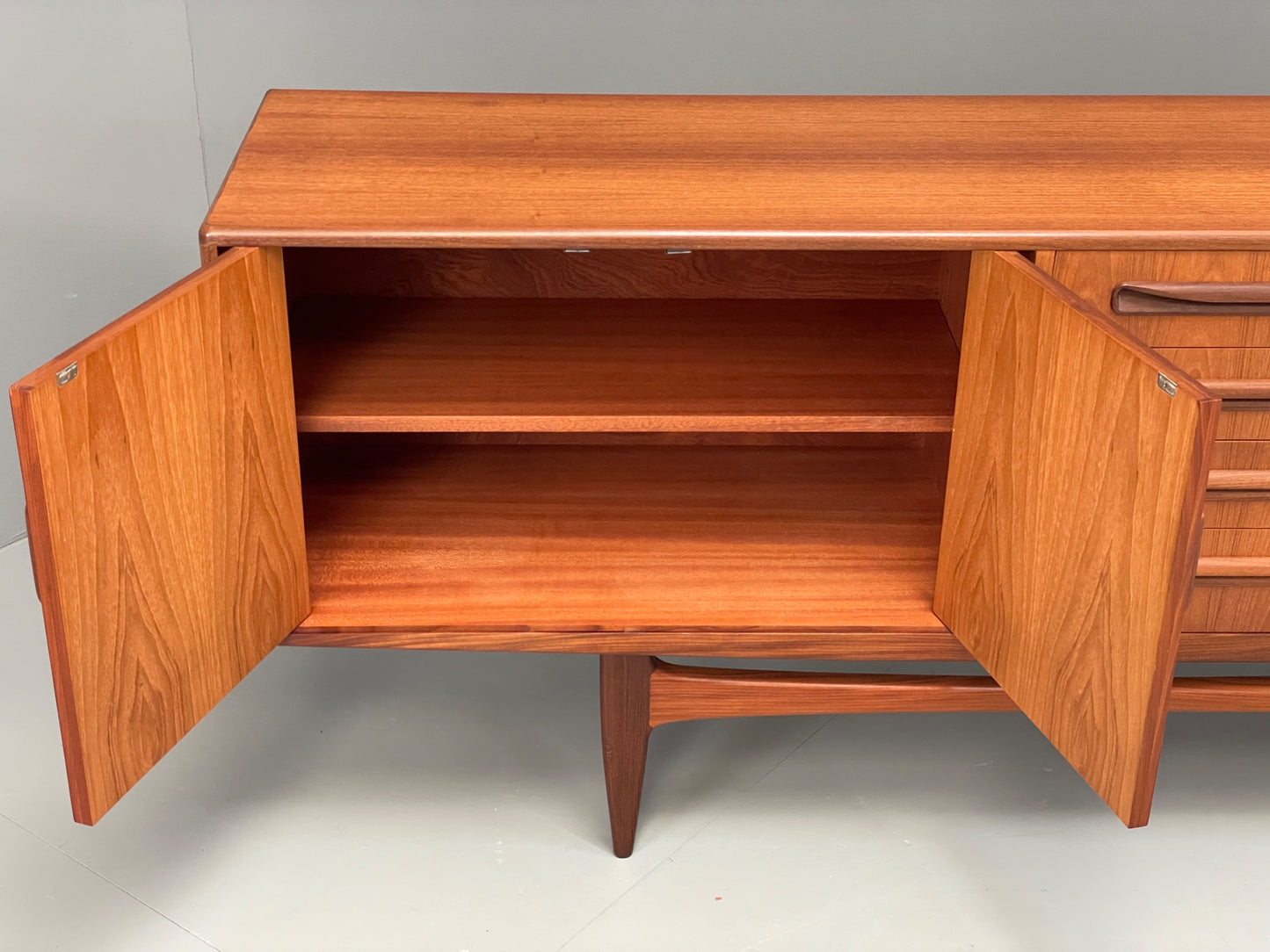 Vintage G Plan Sideboard Teak Fresco Mid Century Retro 1960s Shelving EB12882