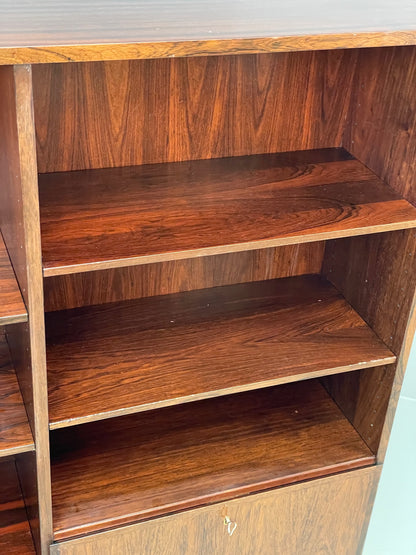 Vintage 1960s Shelving Unit Bookcase Omann Jun Mid Century EB12327