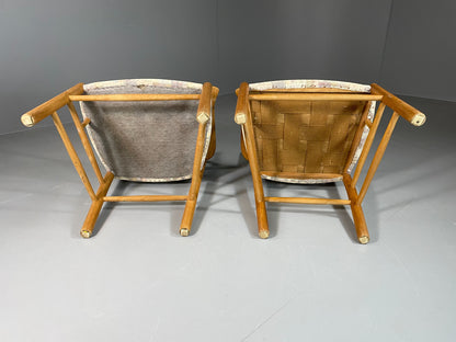 2 Vintage Kaare Klint Church Chairs Fritz Hansen 1930s Retro MCM  EB06017