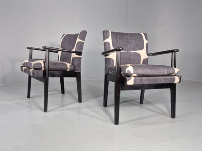 2 Vintage 1960s Lounge Chairs Parker Knoll New Upholstery EB11847