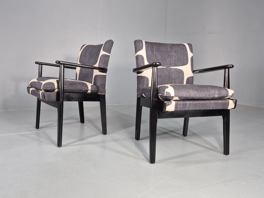 2 Vintage 1960s Lounge Chairs Parker Knoll New Upholstery EB11847