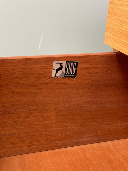 Vintage Desk Stag Fineline Birch Ply Aluminium Retro Mid Century EB13104