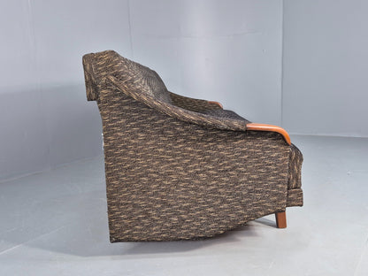 Vintage Danish Mid Century Sofabed, 1960s Design Double Bed Retro EB12395