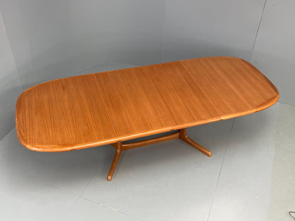 Vintage Teak Dining Table Dyrlund Extending Danish Teak EB12059