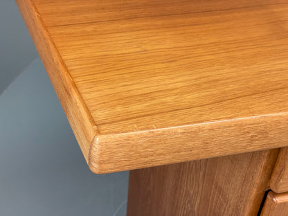 Vintage 1980s Teak Sideboard By Gangsø Danish Retro Shelving Drawers EB12075