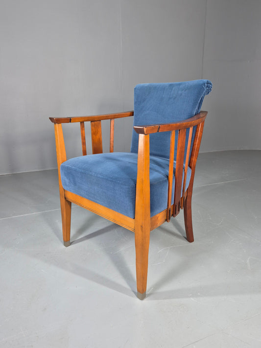 Vintage Jugendstil Styled Armchair Dutch Design Modern Build 1980s Retro EB13021