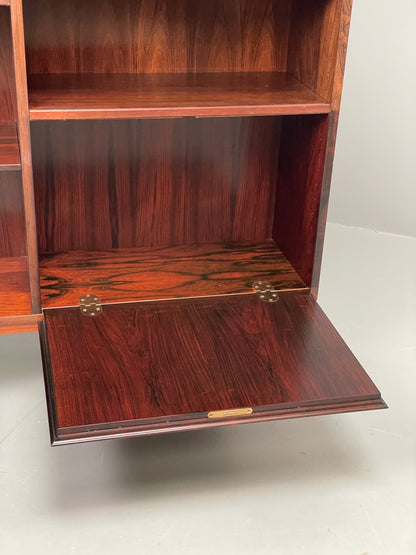Vintage 1960s Shelving Unit Bookcase Omann Jun Mid Century EB12327