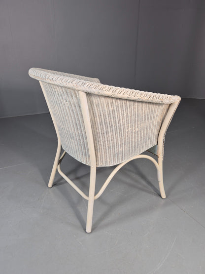 Vintage Lloyd Loom Tub Chair 1960s Original Quality Chair Retro  EB12162