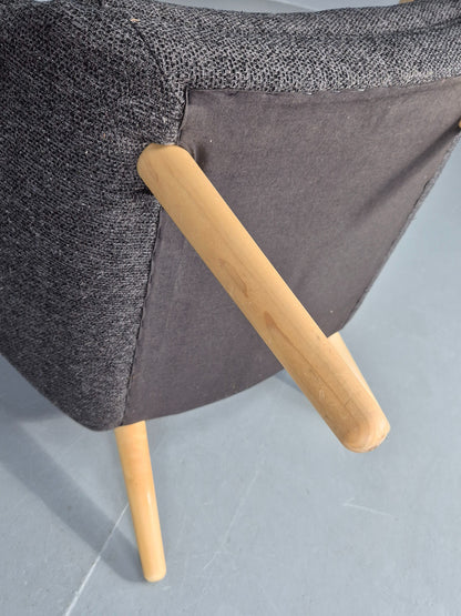 Vintage Mama Bear Matzform Lounge Chair Grey Beech Danish Modern Design EB12314