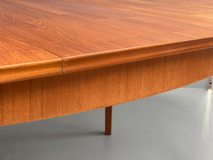 Vintage Teak Dining Table Oval Extending Mid Century Retro W Lawrence EB12953