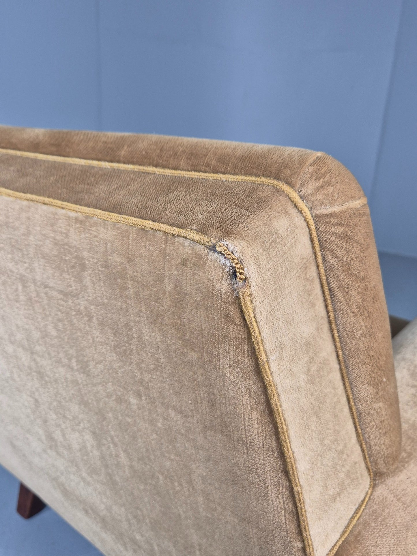 Vintage Mid Century Lounge Chair Danish Design 1960s Retro Low Back EB12682