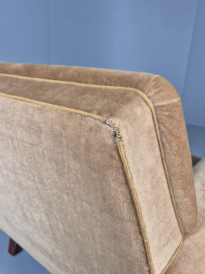 Vintage Mid Century Lounge Chair Danish Design 1960s Retro Low Back EB12682
