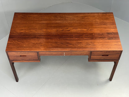 Vintage 1960s Rosewood Desk Arne Wahl Iverson Mid Century Danish Drawer EB12284