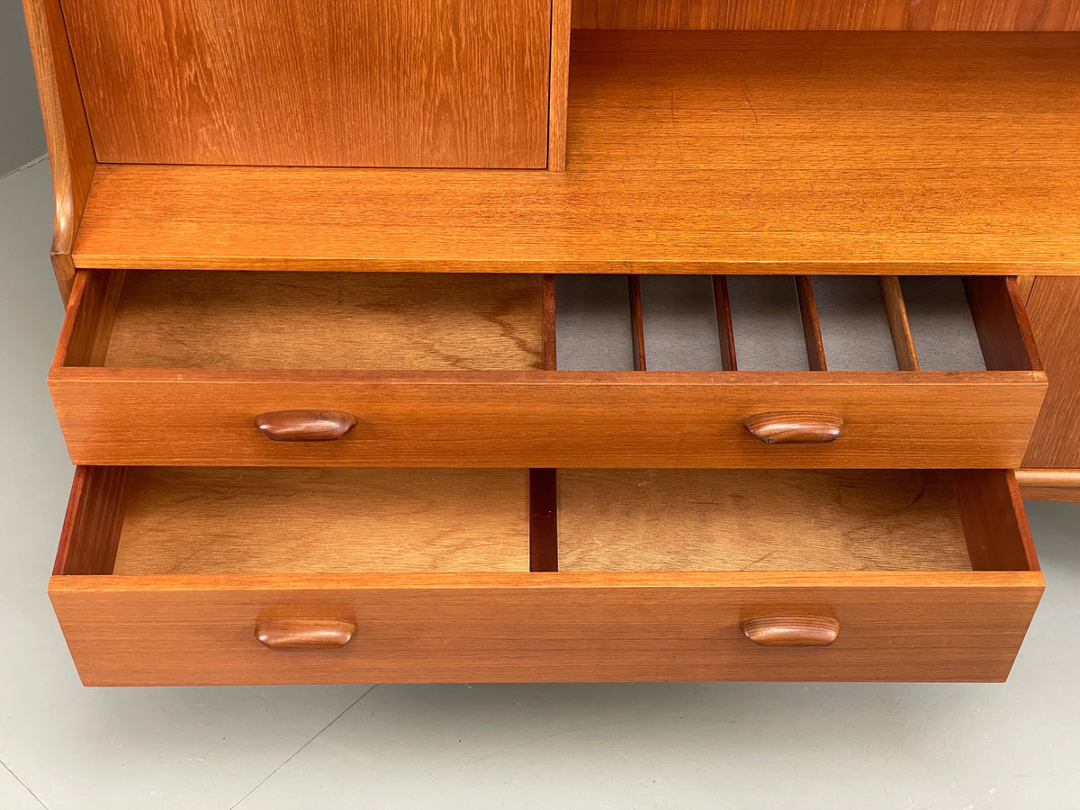 G Plan Teak Highboard Vintage 1960s Brasilia Range Shelving Storage EB12933