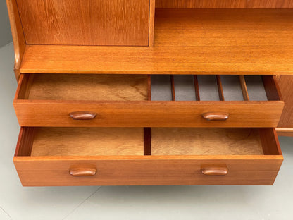 G Plan Teak Highboard Vintage 1960s Brasilia Range Shelving Storage EB12933