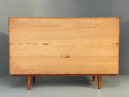 Vintage Teak Sideboard 1970s Retro Midcentury Shelving Chunky Handles EB12879