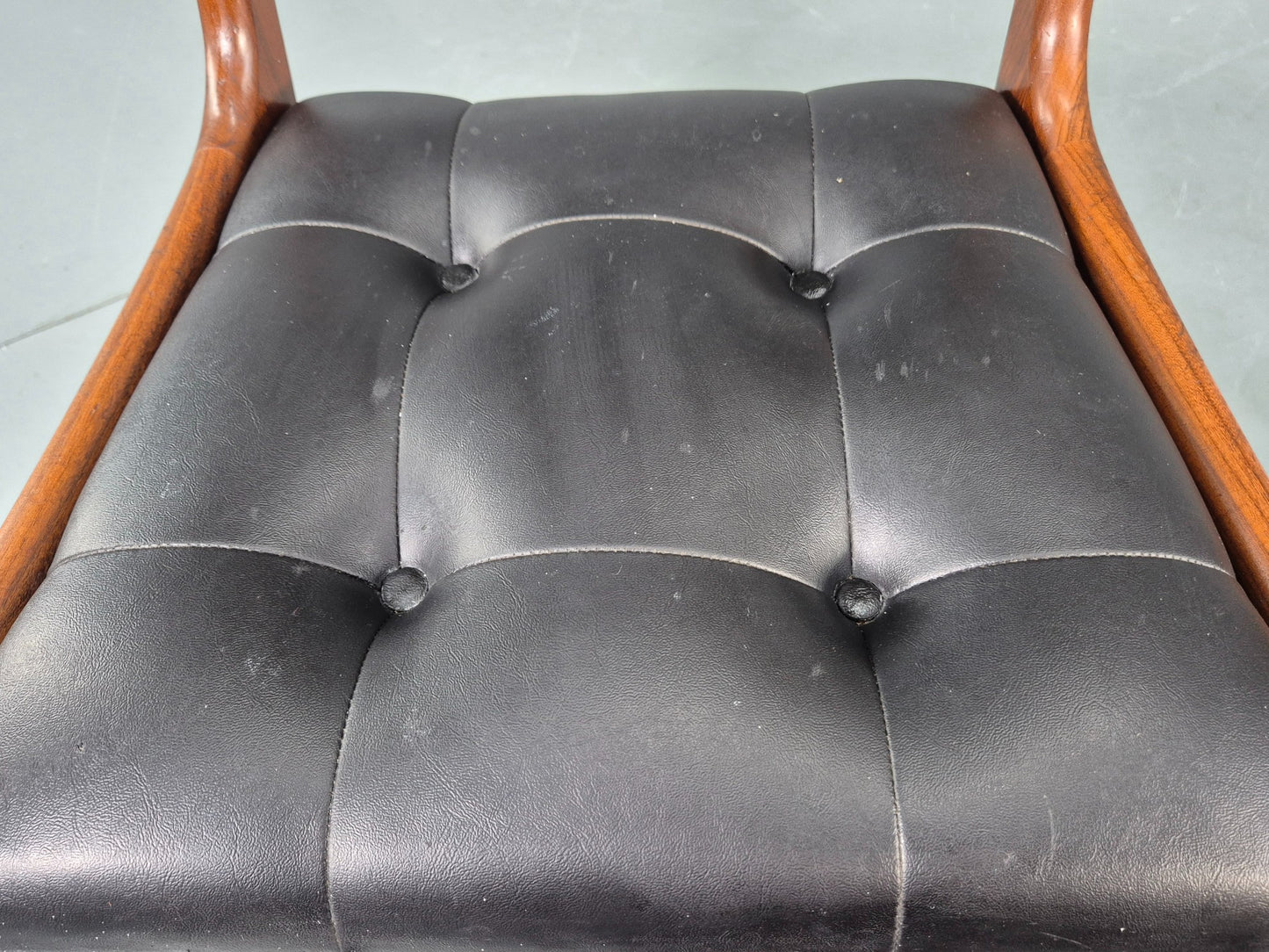 2 Vintage Dining Chairs Vanson Peter Hayward Design Retro MCM Teak EB10181