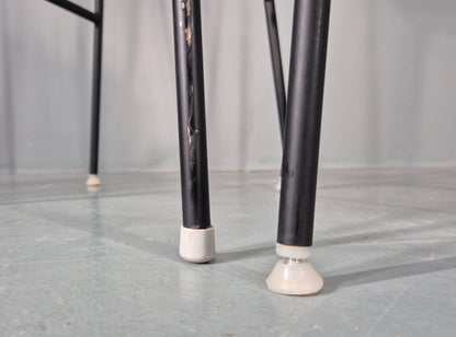 4 Tondina High Stools Infiniti Italian Design Black Plastic Pop Model  12998